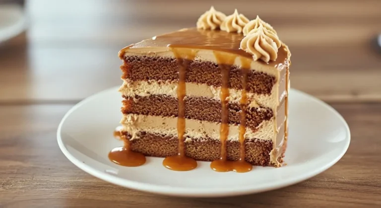 Caramel Coffee Buttercream Cake