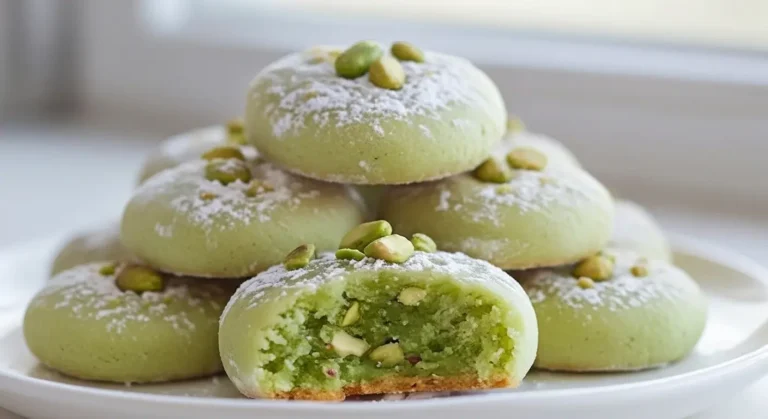 Pistachio Wedding Cookies