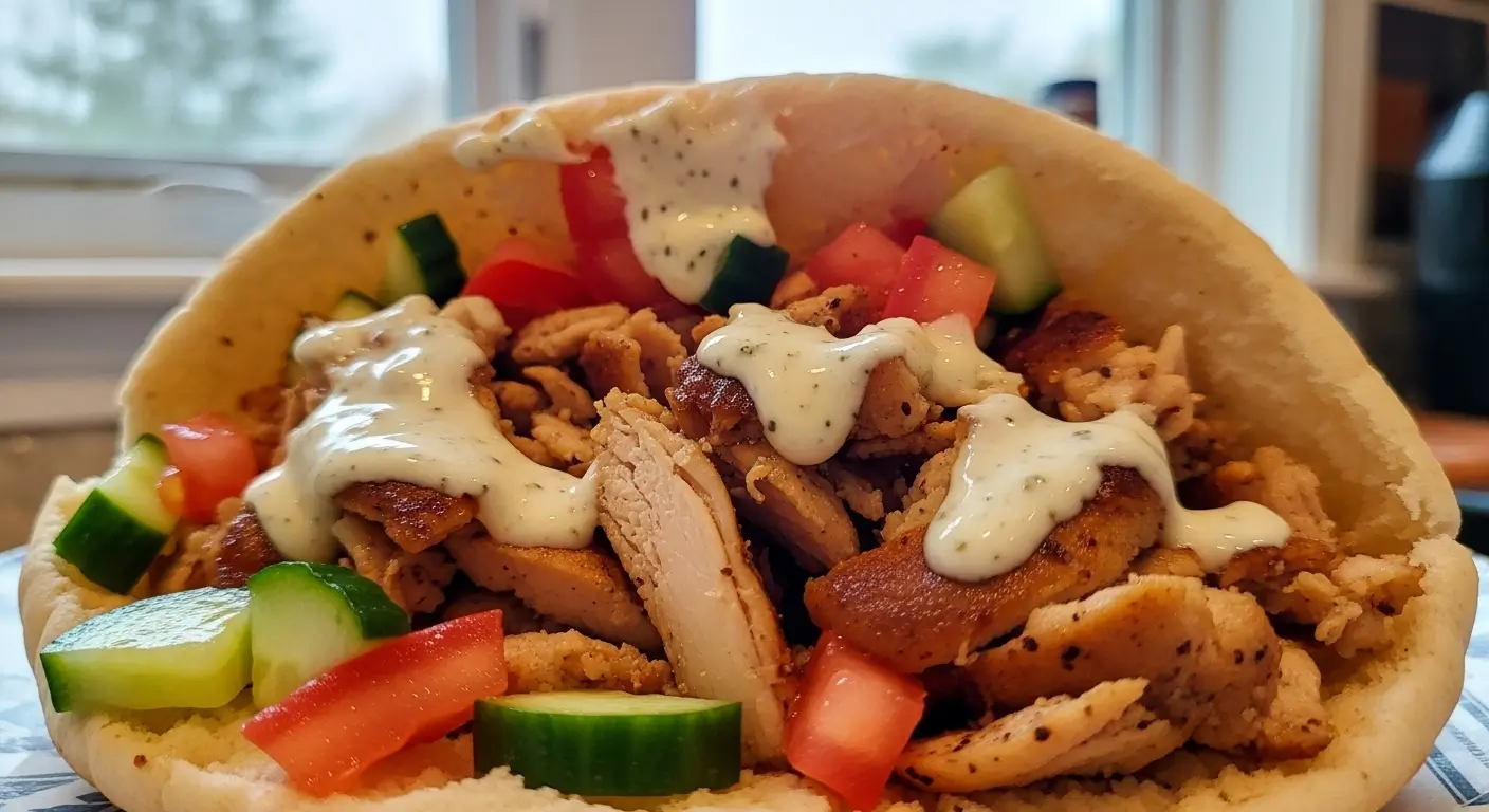 Chicken Shawarma with Garlic Sauce