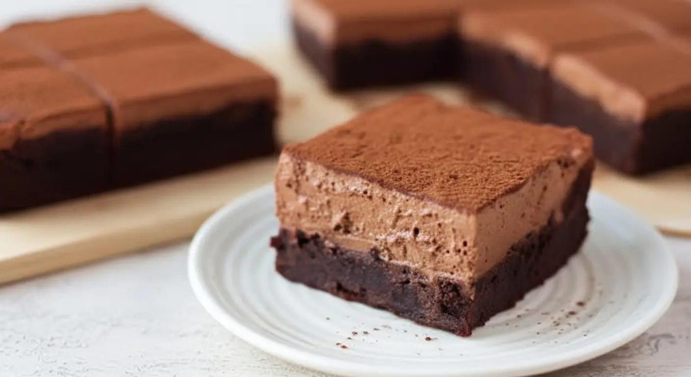 Chocolate Mousse Brownies