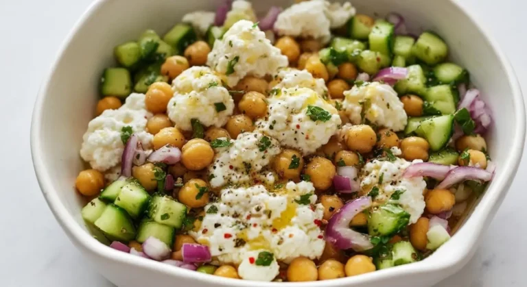 Cottage Cheese And Chickpea Salad