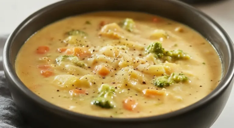 Crockpot Potato Broccoli Cheddar Soup