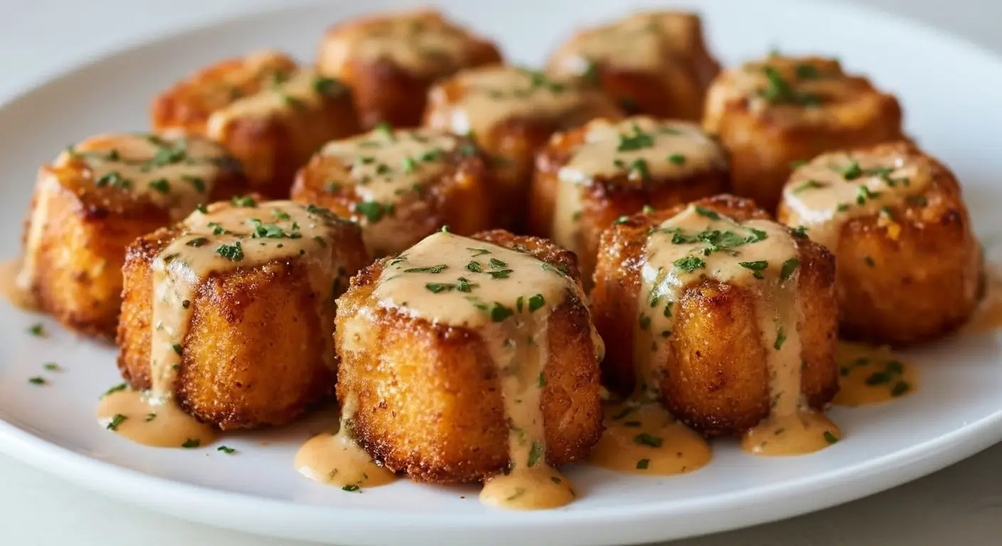 Crispy Bang Bang Salmon Bites