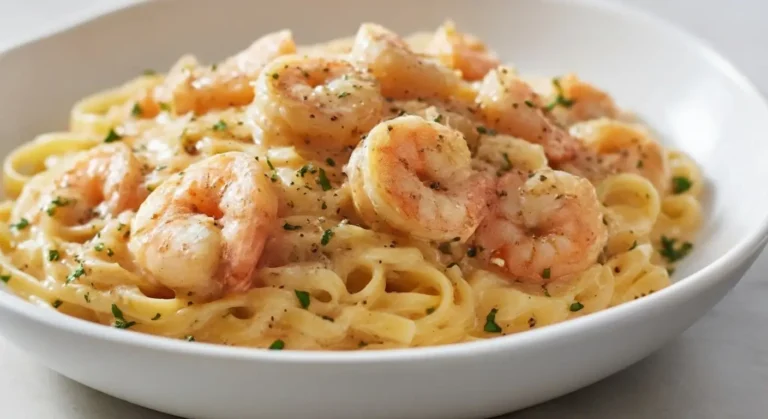 Creamy Garlic Shrimp Pasta