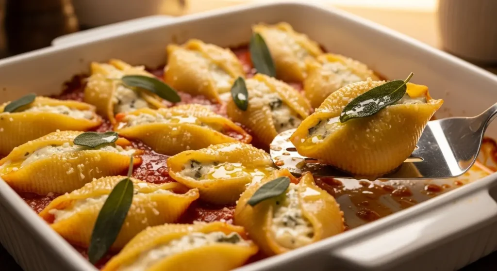 Butternut Squash Stuffed Shells