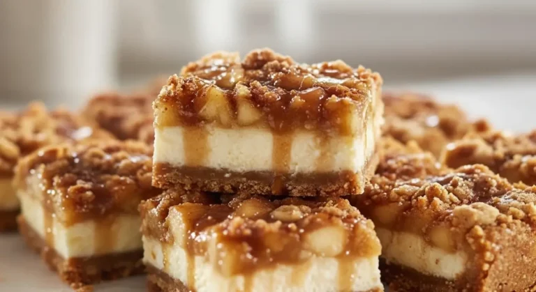 Apple Cheesecake Bars