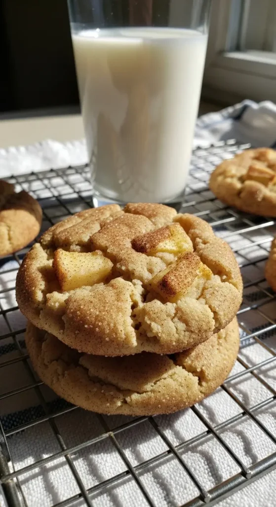 Apple Snickerdoodle Cookies