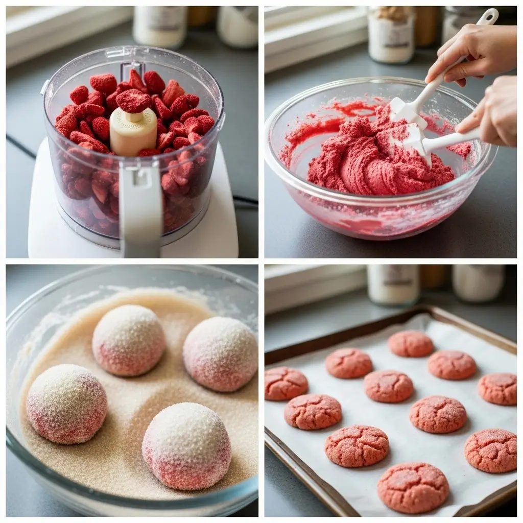 Strawberry Sugar Cookies