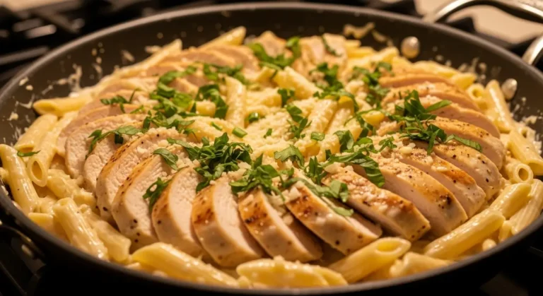 Garlic Parmesan Chicken Pasta