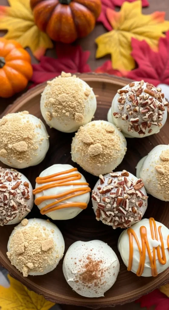 No Bake Pumpkin Cheesecake Balls