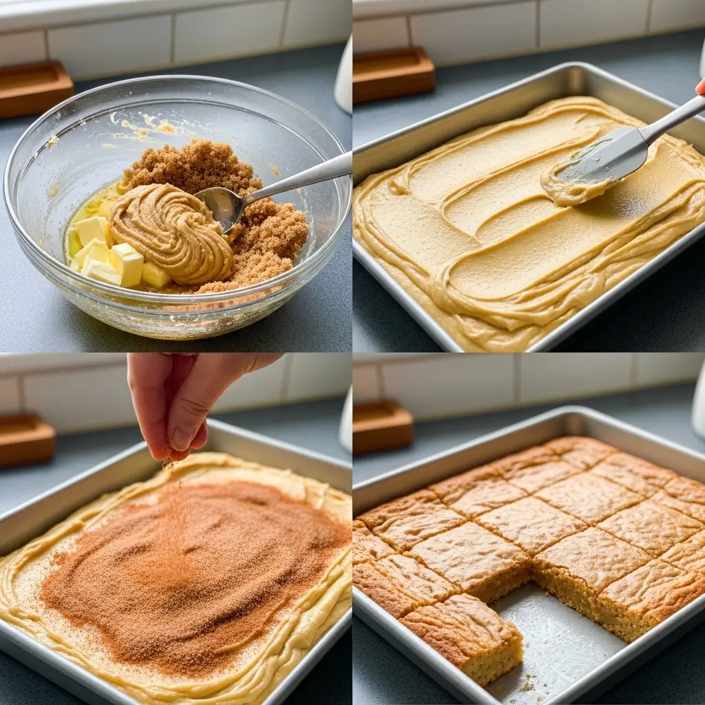 Cinnamon Sugar Blondies