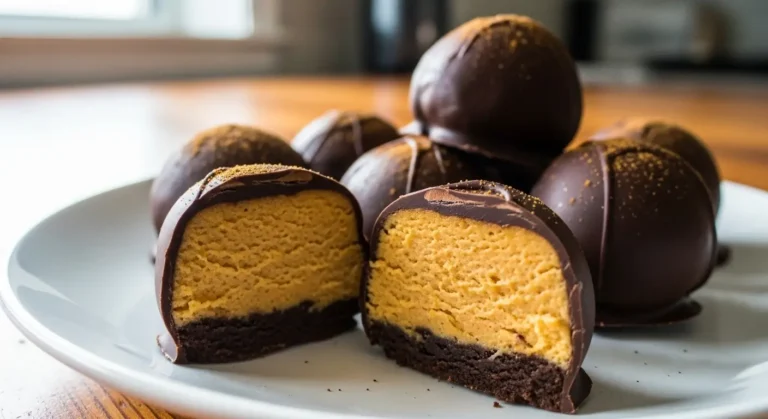 Pumpkin Cheesecake Truffles