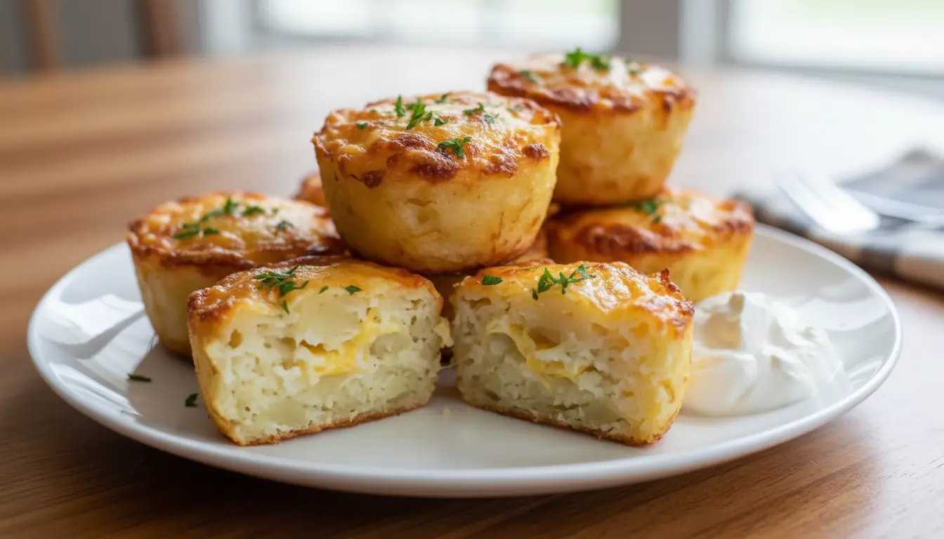 Cheesy Mashed Potato Puffs
