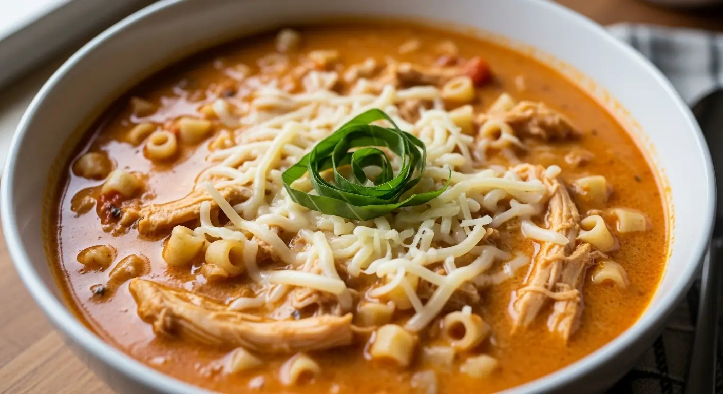 Creamy Chicken Parmesan Soup