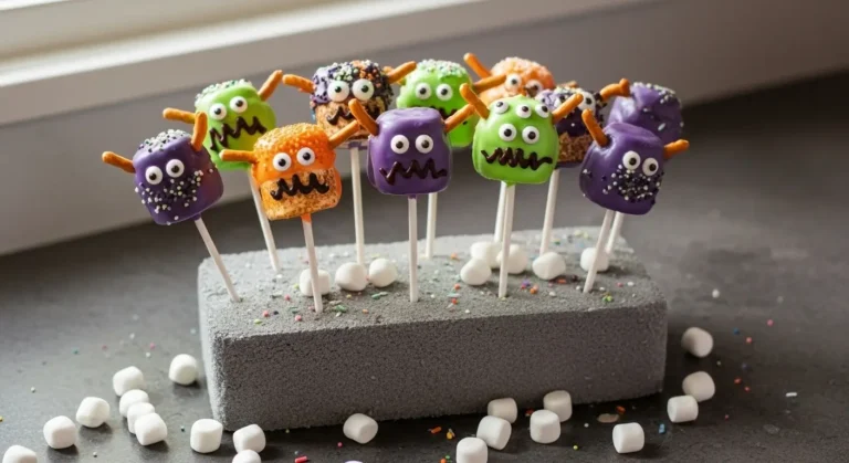 Monster Marshmallow Pops