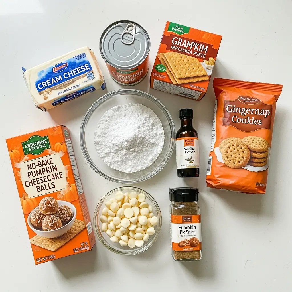 No Bake Pumpkin Cheesecake Balls