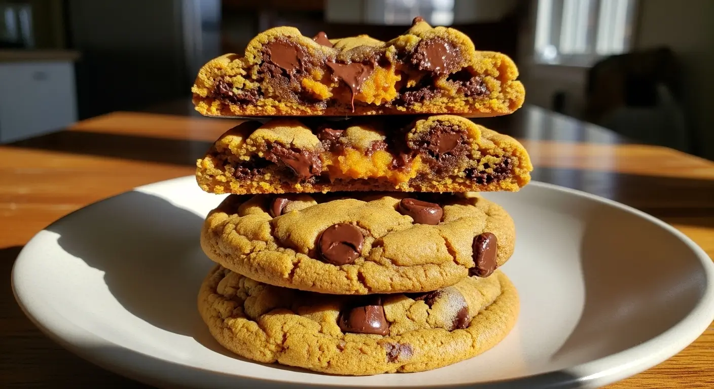 Pumpkin Chocolate Chip Cookies
