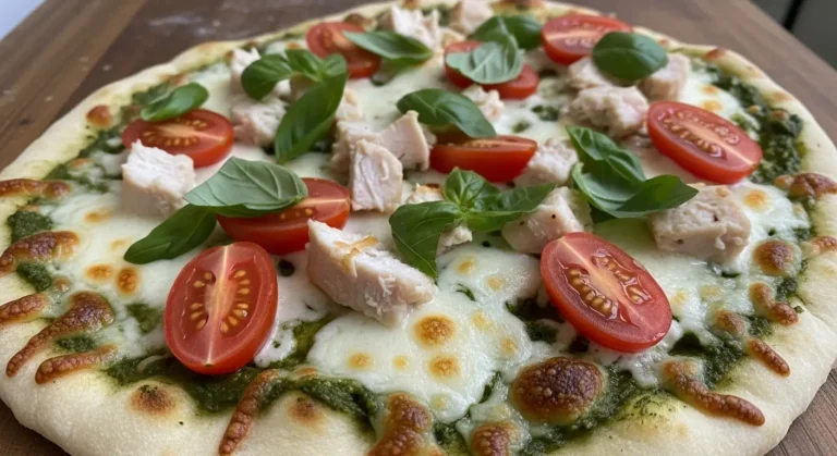 Chicken Pesto Flatbread