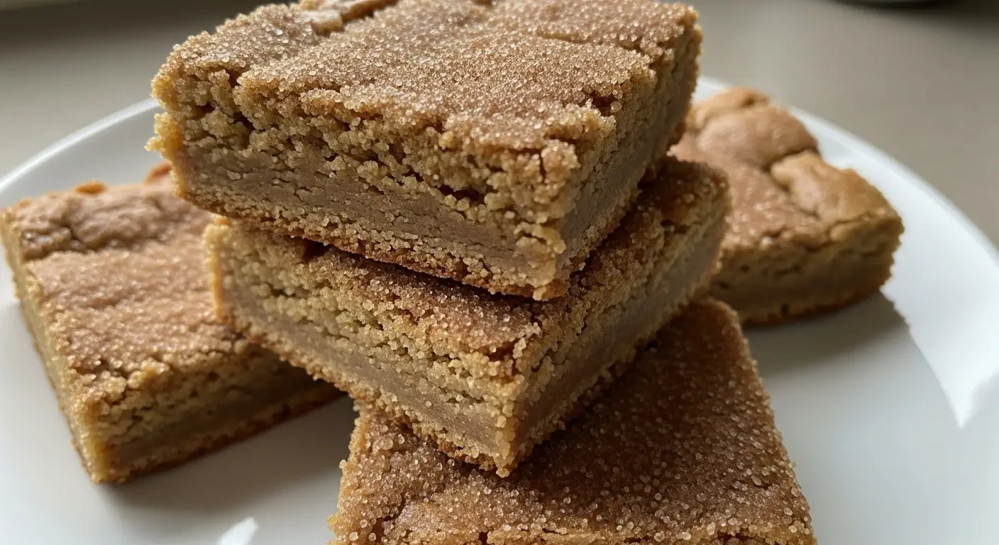 Cinnamon Sugar Blondies
