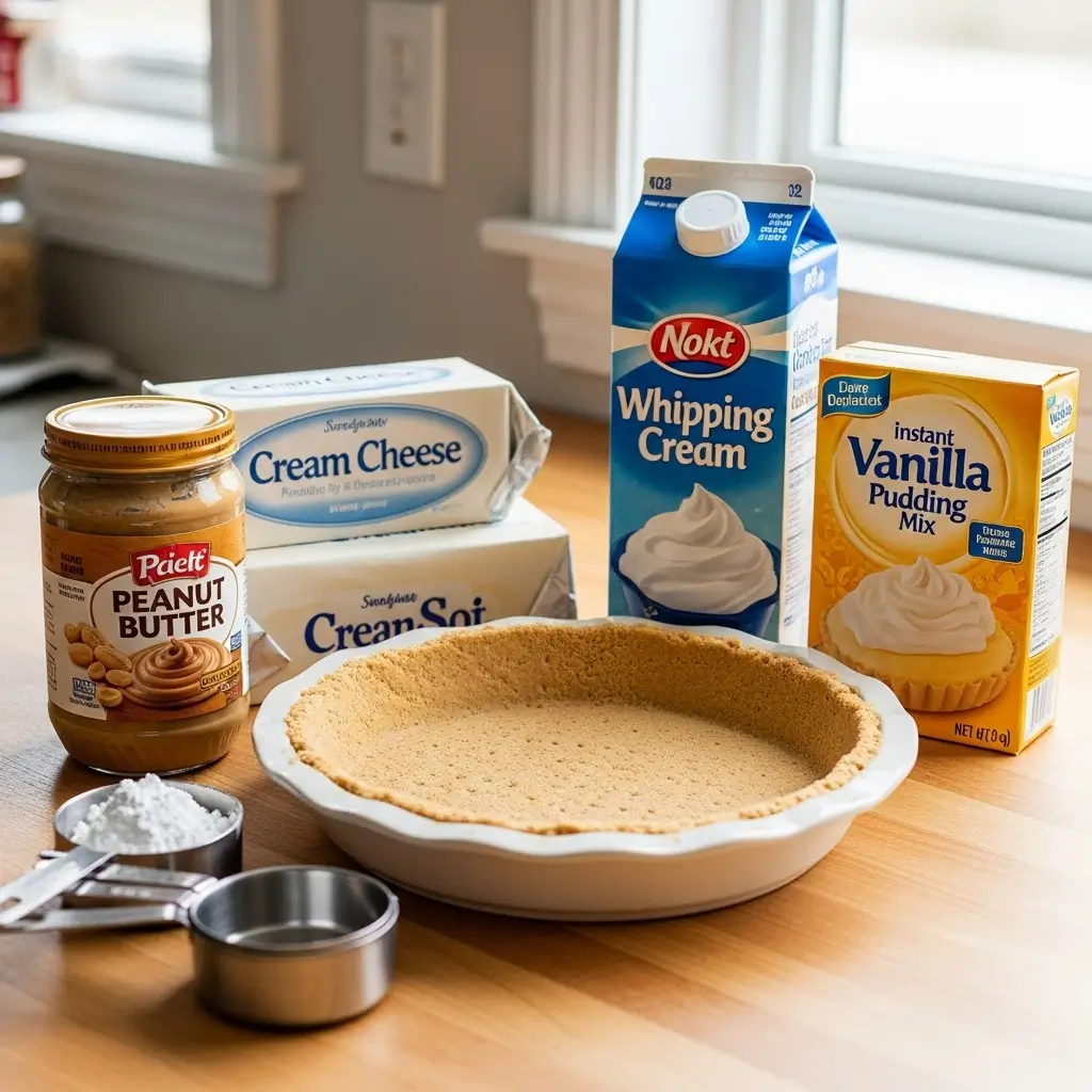 Amish Peanut Butter Cream Pie