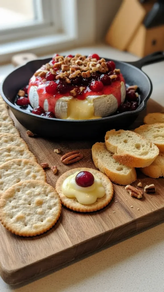 Cranberry Pecan Baked Brie