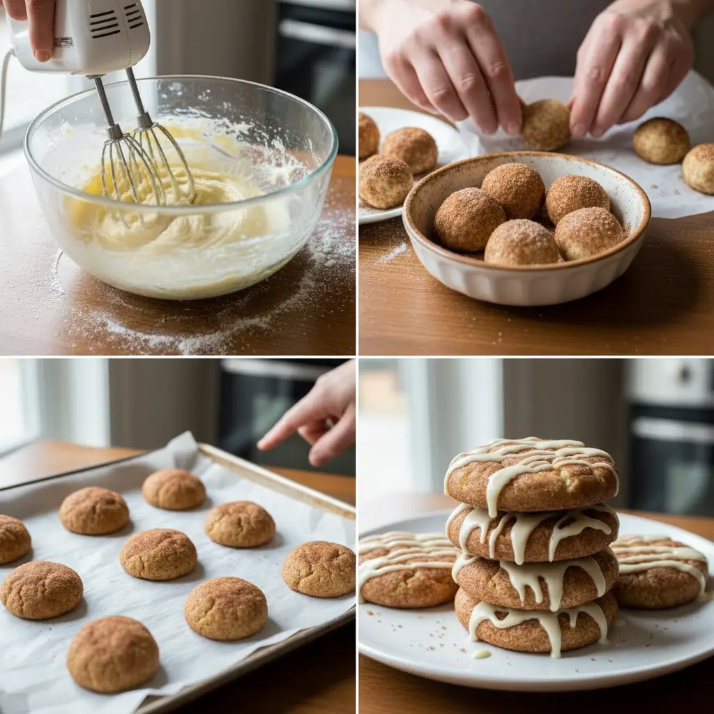 Eggnog Snickerdoodles
