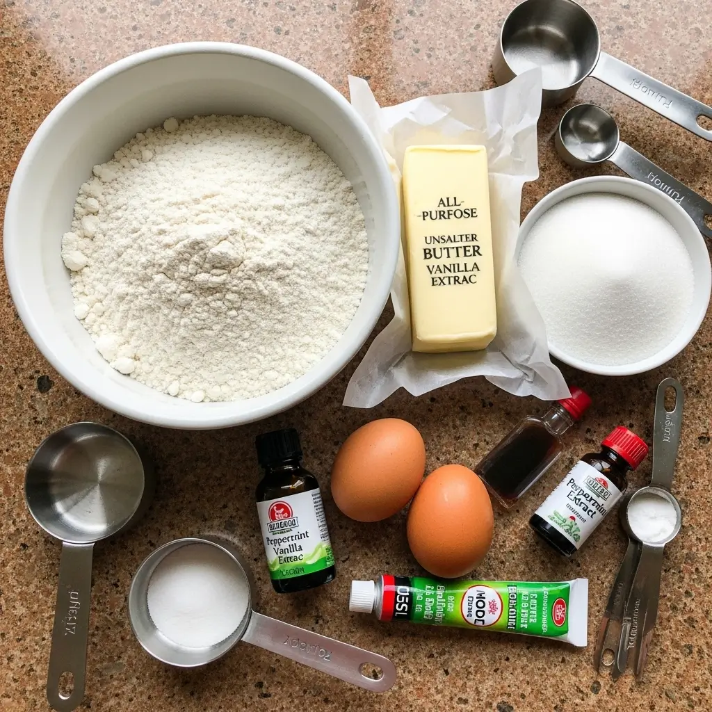 Peppermint Pinwheel Cookies