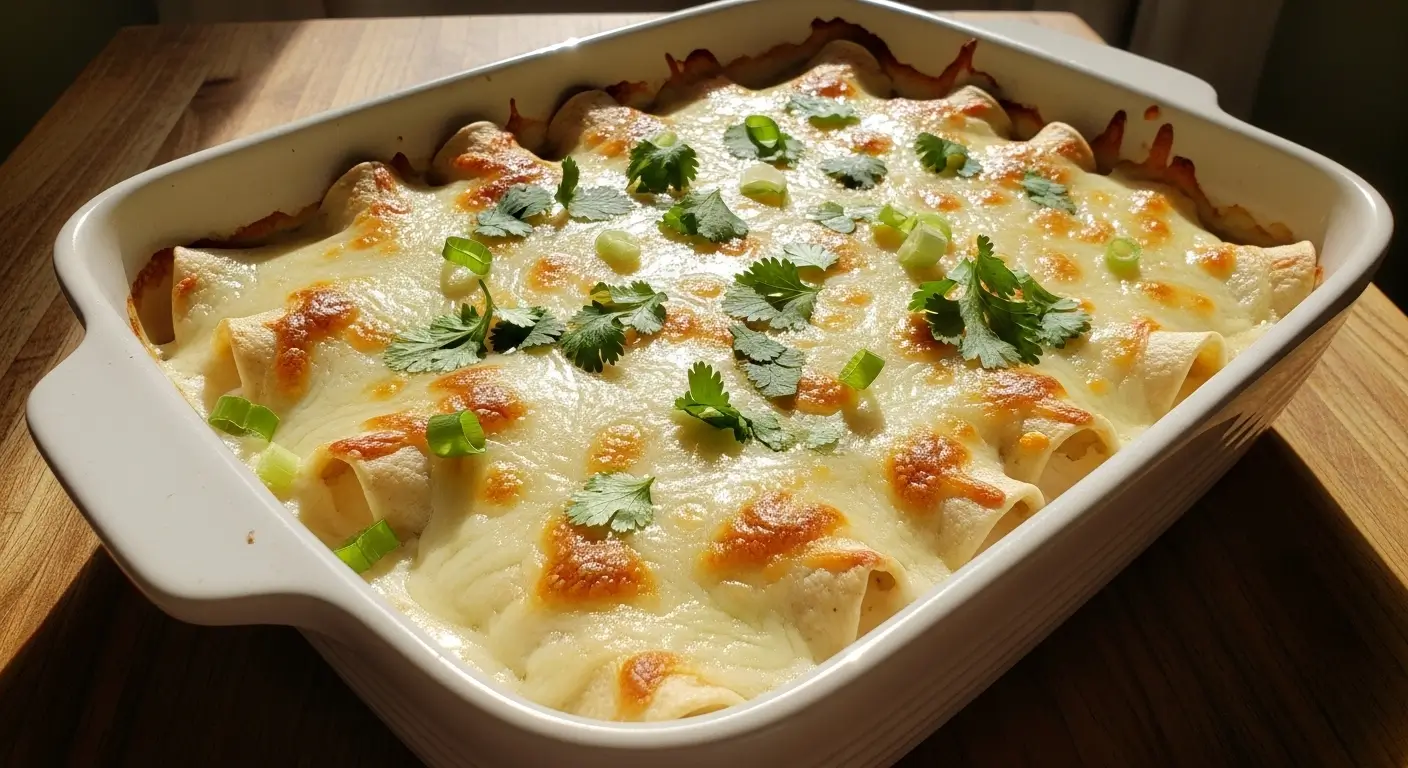 White Chicken Enchiladas