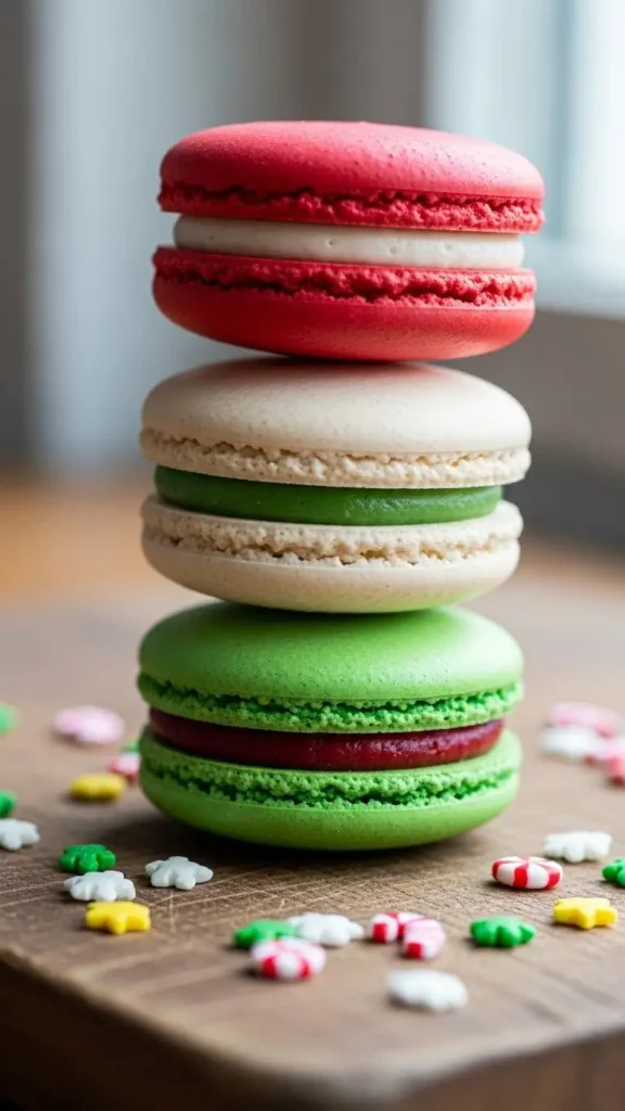 Christmas Macarons
