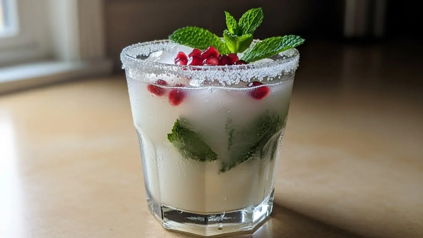 White Christmas Mojito