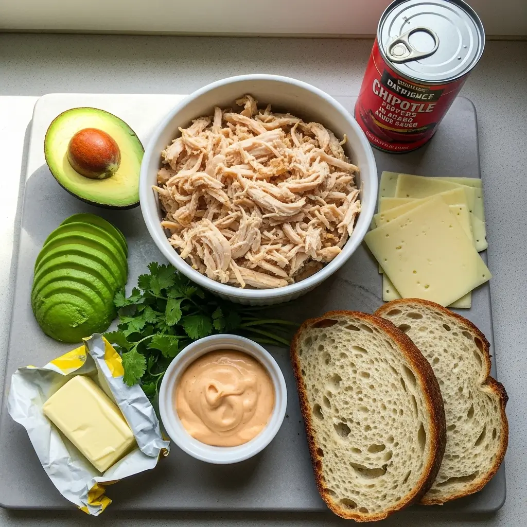 Chipotle Chicken Avocado Melt 