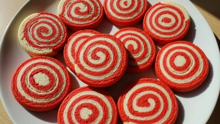 Peppermint Pinwheel Cookies