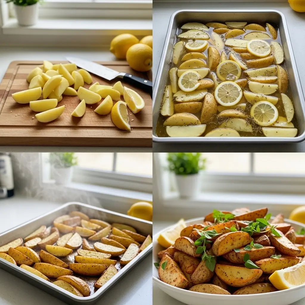 Greek Lemon Potatoes