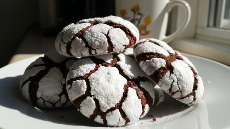 Chocolate Crinkle Cookies