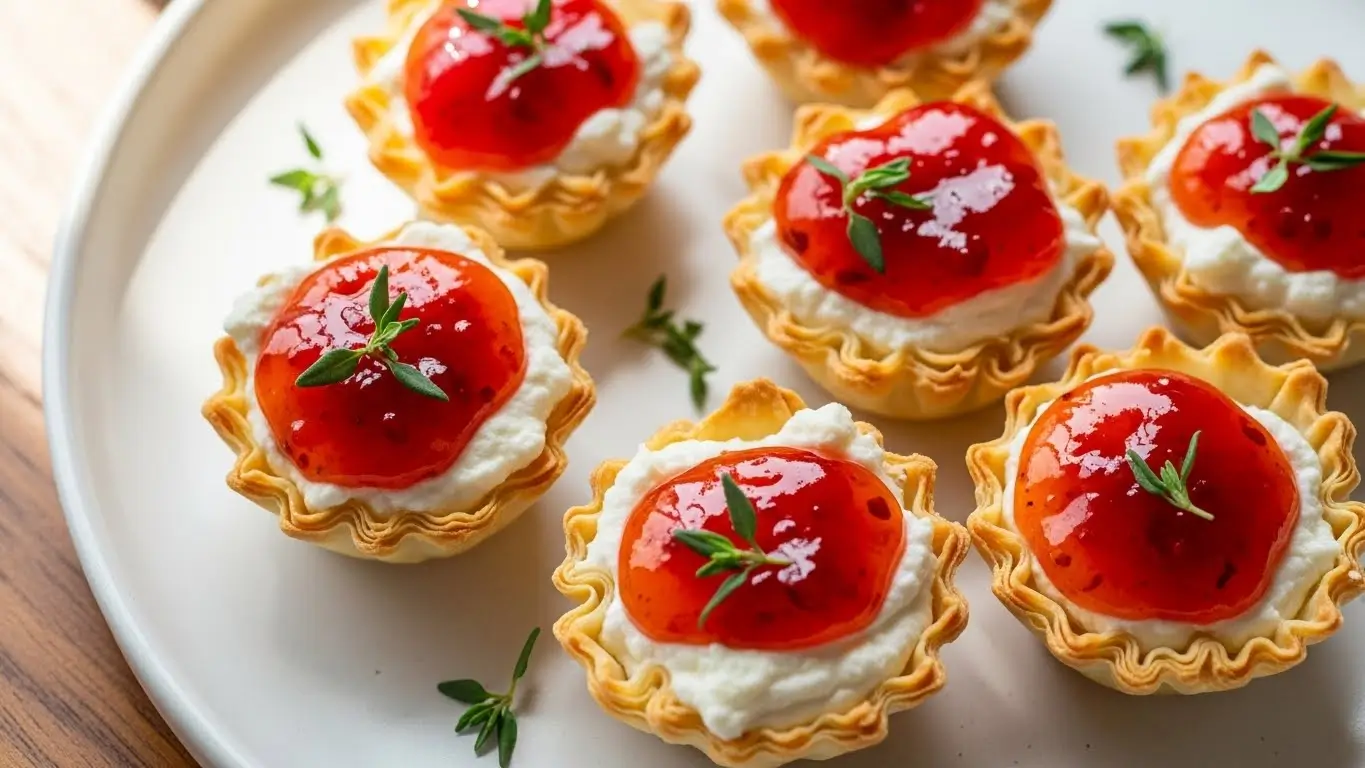 Pepper Jelly Cream Cheese Bites