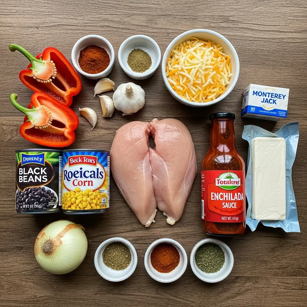 Creamy Chicken Enchilada Soup