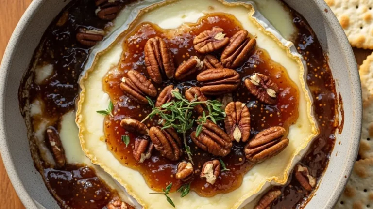 Goat Cheese Appetizer with Fig Jam and Pecans