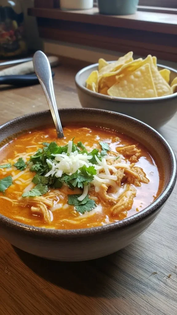 Creamy Chicken Enchilada Soup