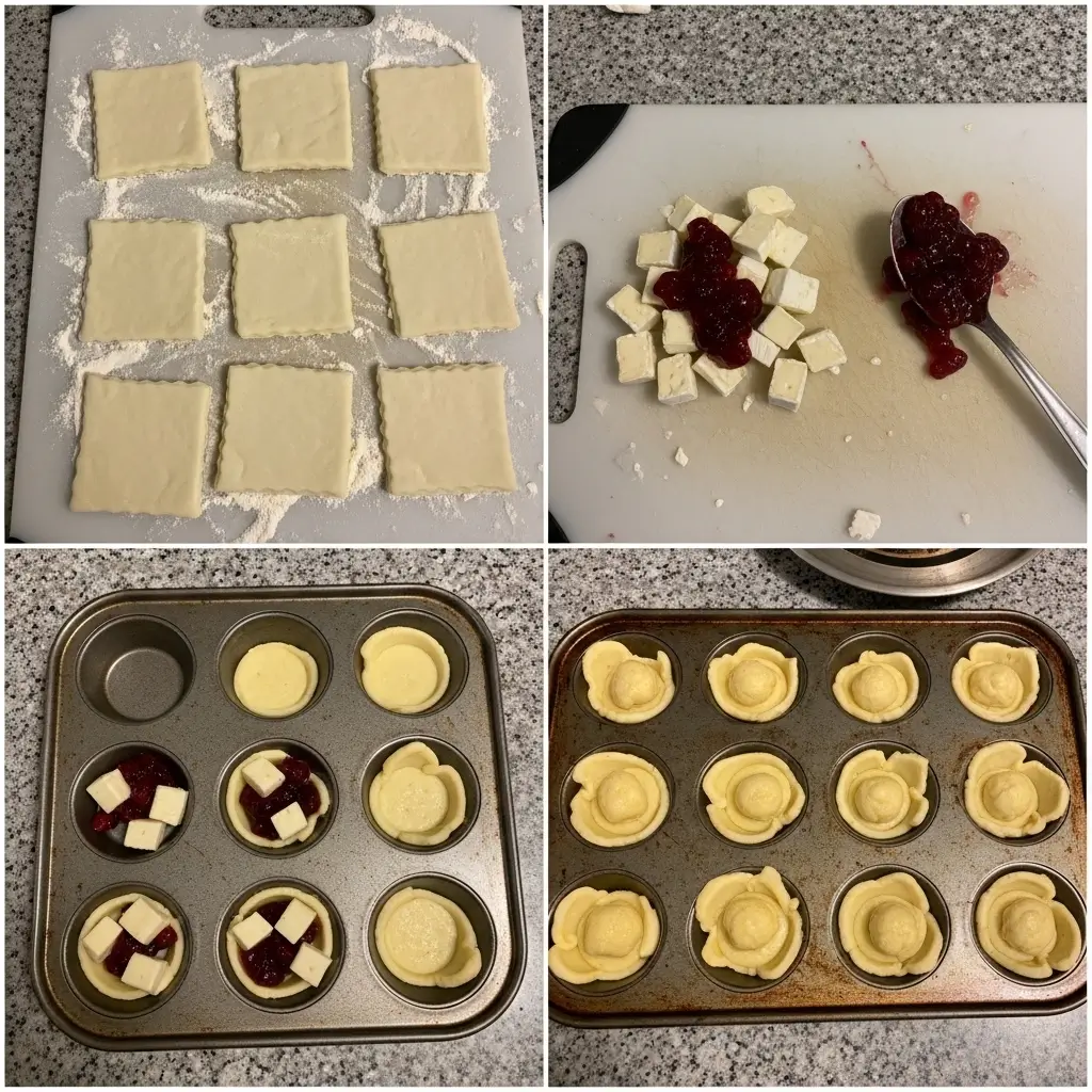 Cranberry Brie Bites
