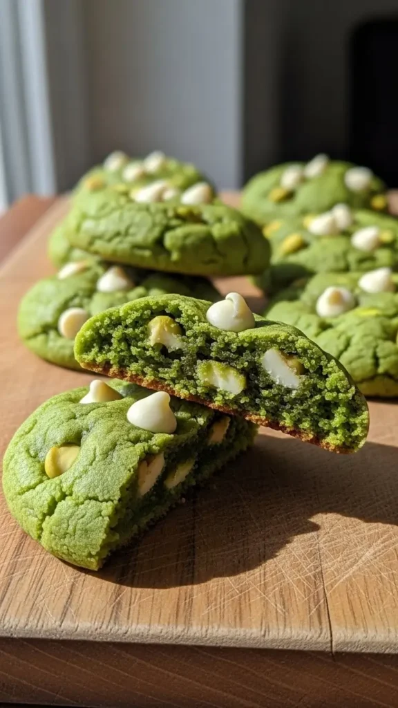 Pistachio Pudding Cookies