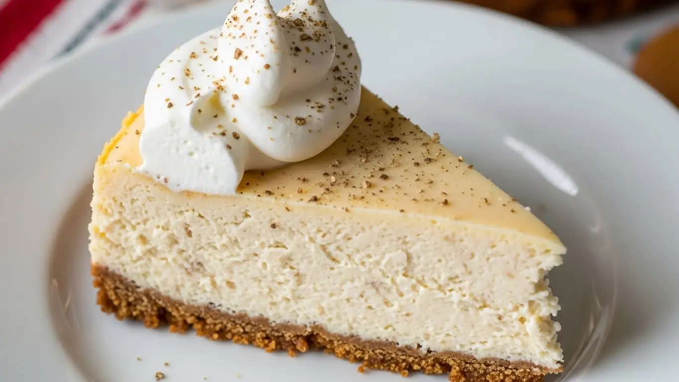 Eggnog Cheesecake