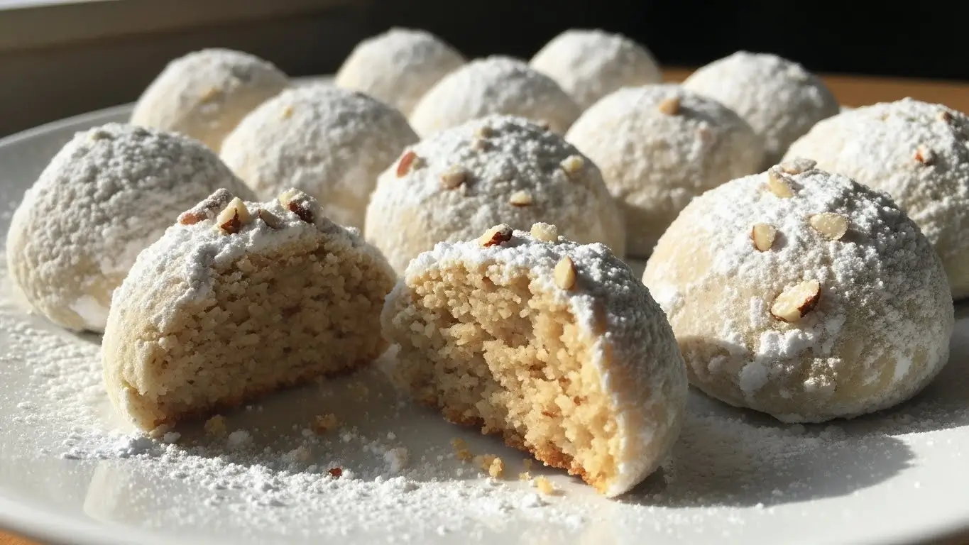 Almond Snowball Cookies