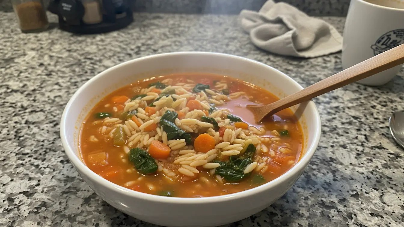 Vegetable Orzo Soup