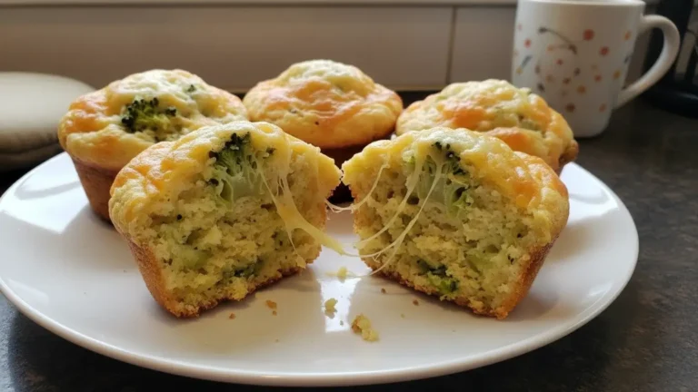Low Carb Broccoli Cheese Muffins